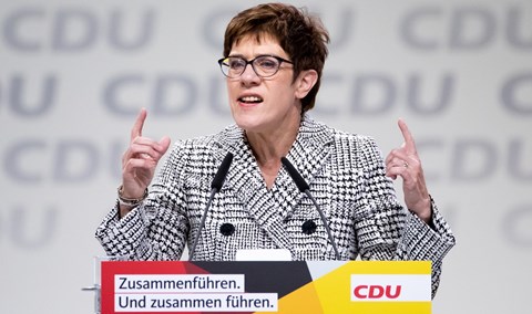 Pogledajte novu vođu CDU-a AnnegretKrampKarrenbauer-Hina