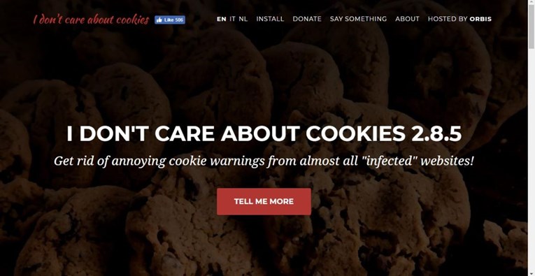 Nije vas briga za "cookieje"? Hrvat napravio ekstenziju koja miče dosadna upozorenja