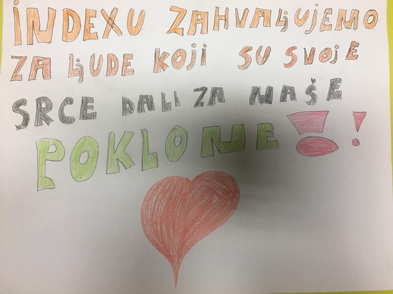 Vi ste im pružili ljepši Božić. I ova djeca i mi želimo vam reći - HVALA