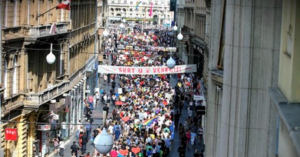 Na prosvjedu protiv Istanbulske bilo je 5 tisuća ljudi. Na Zagreb Prideu duplo više