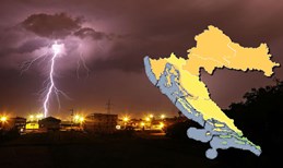 Izdana upozorenja diljem zemlje, za vikend nas očekuju grmljavinske oluje