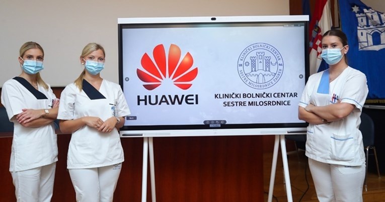 Huawei donirao opremu za telekonferenciju KBC-u Sestre milosrdnice