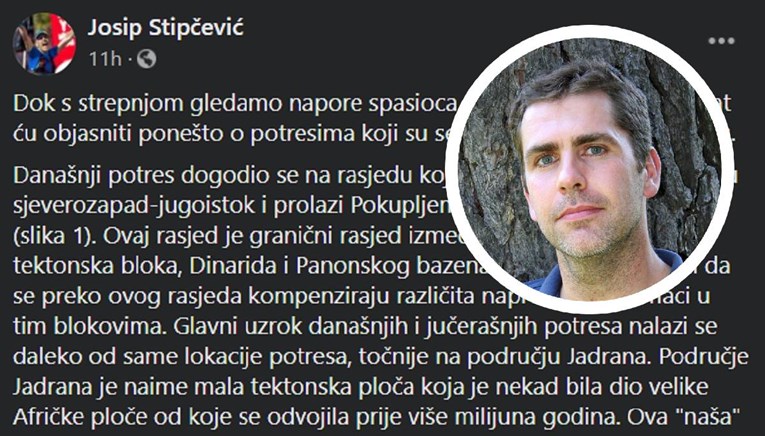Geofizičar: Nije isključen jači udar sljedećih dana, ali to je vrlo malo vjerojatno