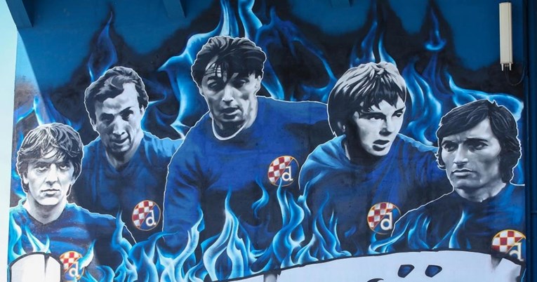 VIDEO Dinamo predstavio mural generaciji 82. Oslikan je ispod zapadne tribine