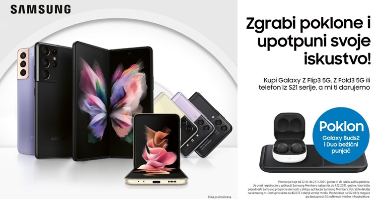 Posebna ponuda uz kupovinu Samsung premium pametnih telefona