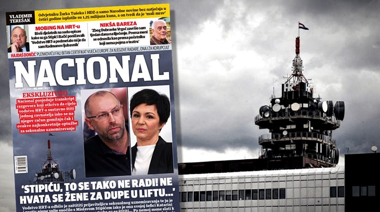 Nacional objavio transkript s HRT-a: "Stipiću, ne hvata se žene za dupe u liftu"