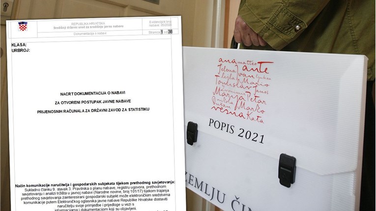 Raspisali natječaj za 8000 računala za popis stanovništva. Paše im samo jedan laptop