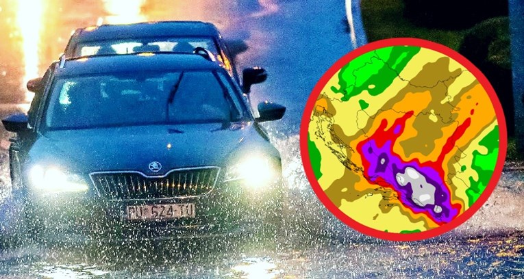 Stiže obilna kiša. DHMZ izdao posebno priopćenje, prijete bujične i urbane poplave