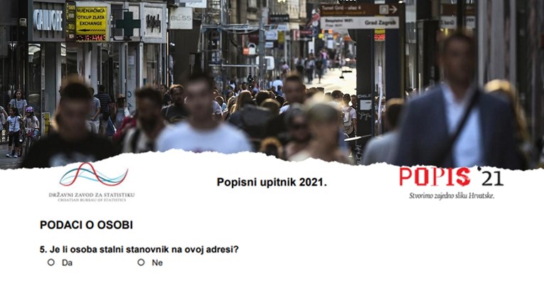 Kazne za nepopisivanje idu do 5000 kuna. Donosimo popis svih pitanja