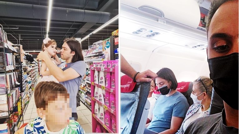 Sinčić se hvali da ne nosi masku u dućanu, ljudi mu zalijepili sliku njega u avionu