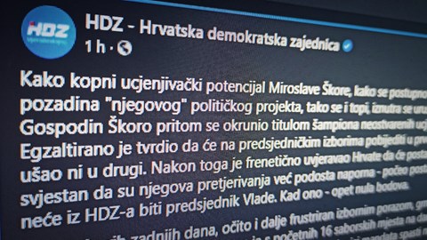 HDZ : Kopni ucjenjivački potencijal Miroslava Škore B4274a7e-422c-498c-9bdf-7fcb8b0ce162