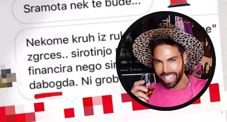Grubnić objavio screenshot poruke hejterice: Možda se sviđam mužu pa je ljuta