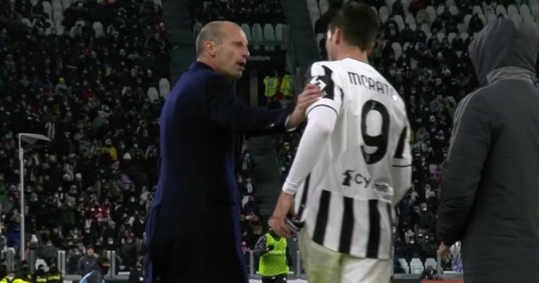 Allegri poludio na Moratu pa ga izveo iz igre: "Začepi!"