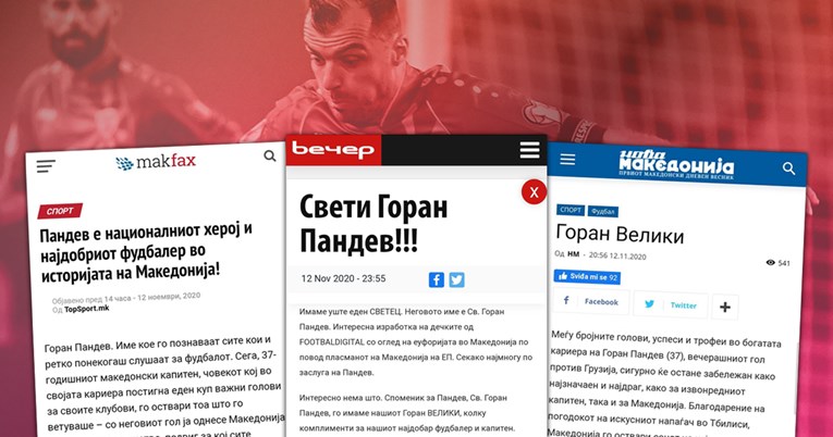 Mediji u Makedoniji o Pandevu: Dosad je bio heroj, a od danas je božanstvo