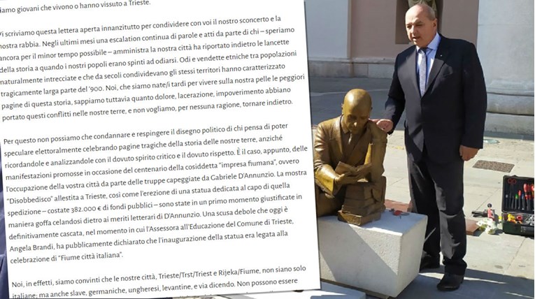 Mladi Trsta pisali Riječanima zbog spomenika fašistu: "Zaprepašteni smo"