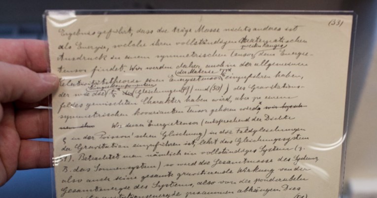 Einsteinov rukopis o općoj teoriji relativnosti ponuđen na aukciji