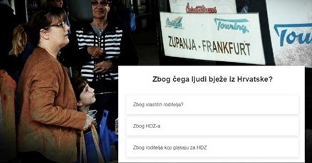 Zbog čega ljudi bježe iz Hrvatske, vlastitih roditelja ili HDZ-a?