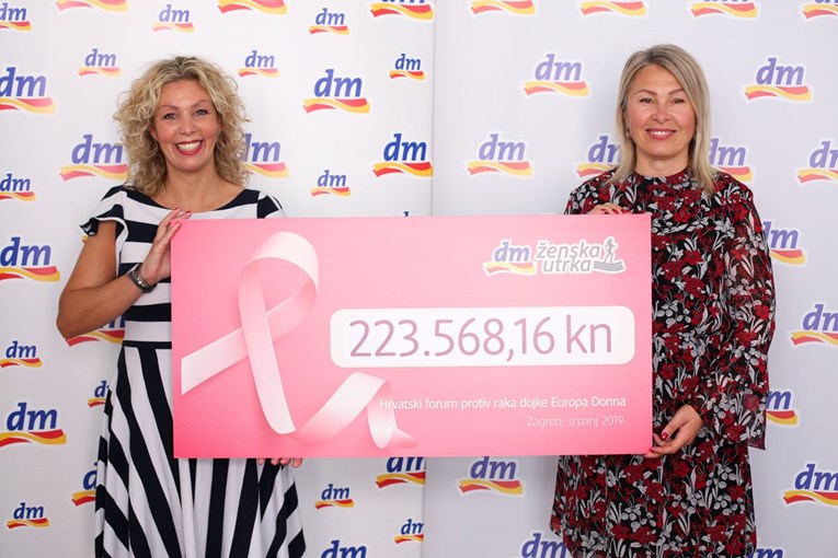 dm donirao više od 220 tisuća kuna udruzi Europa Donna