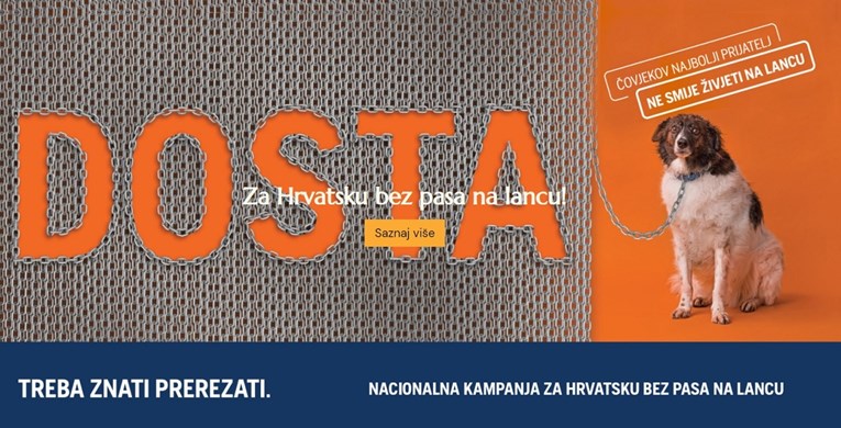 Peticiju o zabrani držanja pasa na lancu dosad potpisalo više od 40.000 ljudi