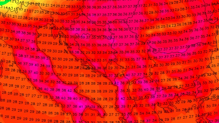 Pred nama je vrhunac toplinskog vala, danas će biti najtopliji dan u ovoj godini
