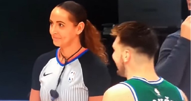 Dončić je usred utakmice sutkinji prišao s pitanjem. Video njene reakcije je viralan