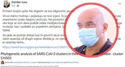 Lauc: Nema dokaza da je novi soj korone opasniji