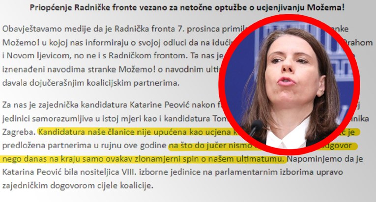 Totalna svađa na ljevici, Radnička fronta žestoko odgovorila Možemo! i Tomaševiću