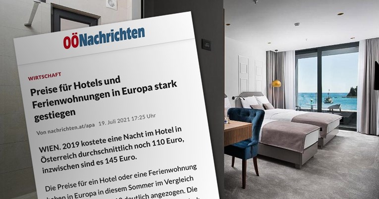Njemački portal: Apartmani u Hrvatskoj su skuplji 61 posto u odnosu na 2019. godinu