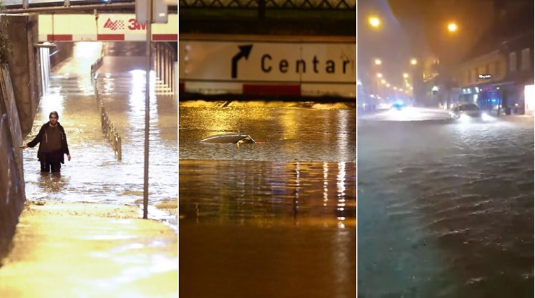 Potop u Zagrebu. Vatrogasci dobili tisuće poziva, pod vodom stotine objekata, auti...
