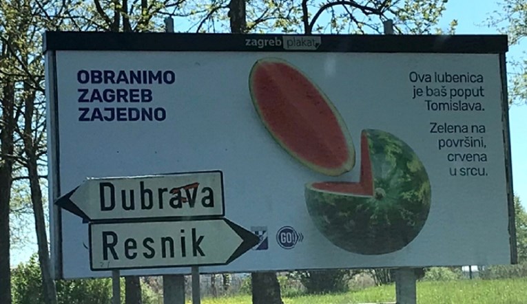 FOTO Ovo su plakati Suverenista. Tomaševića usporedili s lubenicom i Sorosem