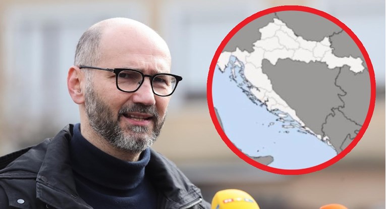 Klisović SDP-ovcima poslao kartu Hrvatske u kojoj je dio Srbije i Boka kotorska