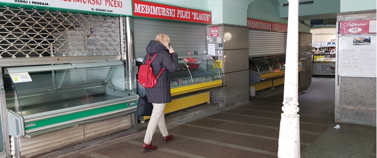 Obišli smo centar Zagreba: Na Dolcu zatvorene sve mesnice s piletinom, prodavačice ljute na kupce