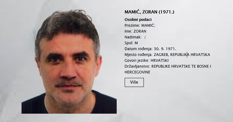 Raspisana tjeralica za Zoranom Mamićem