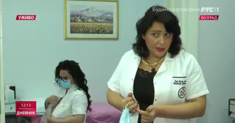 VIDEO Medicinska sestra skinula se u prijenosu uživo na srpskoj državnoj televiziji