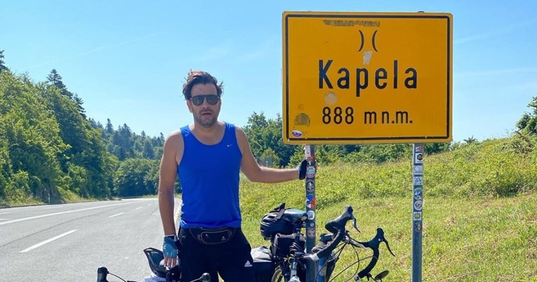 Janko Popović Volarić biciklom prešao 450 kilometara, vozio od Zagreba do Splita