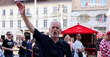 U centru Zagreba navijači dizali ruku u nacistički pozdrav, pogledajte snimku