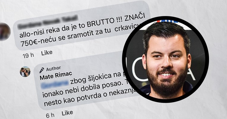 Rimcu napisala da se ne bi sramotila za njegovu "crkavicu". Matin odgovor je hit