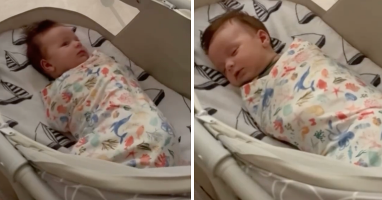 Mama pokazala kako naučiti dojenče da se samo uspava ako se probudi nakon 30 minuta