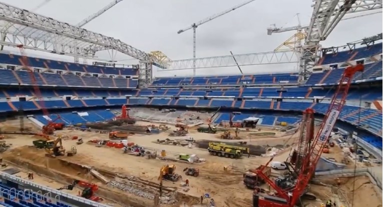 VIDEO Ovako danas izgleda razrušeni Santiago Bernabeu