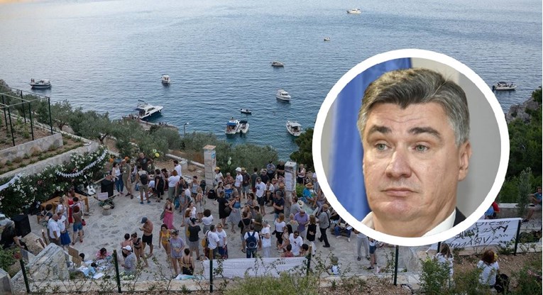 Milanović priča o "prodiranju svjetine u privatnu imovinu". Laže