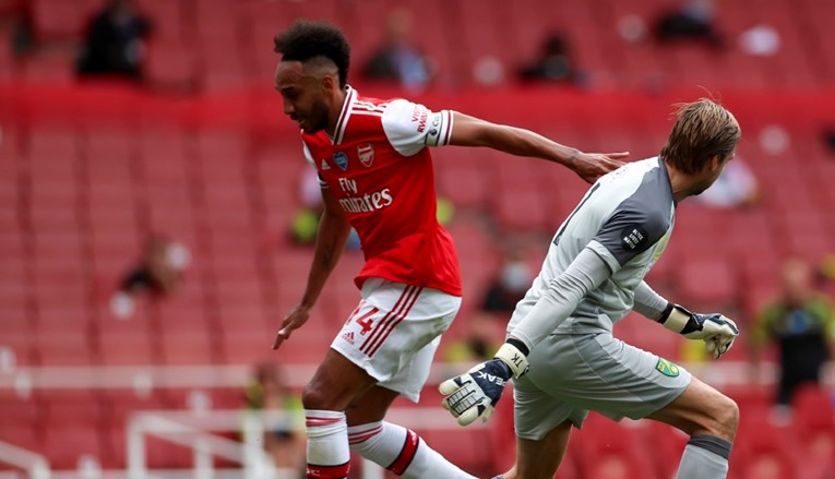 ARSENAL - NORWICH 4:0 Topnici napokon proigrali, Aubameyangu 50. gol u Premiershipu