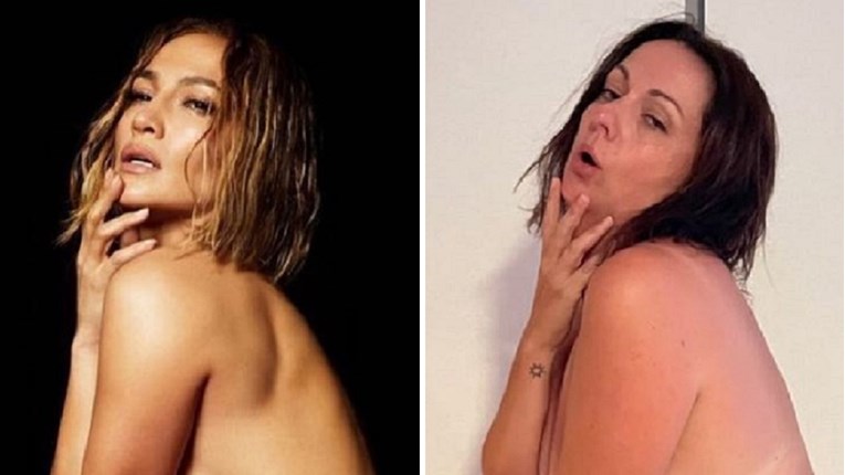 Skinula se i pozirala poput gole J.Lo, urnebesna fotka nasmijala 600.000 ljudi