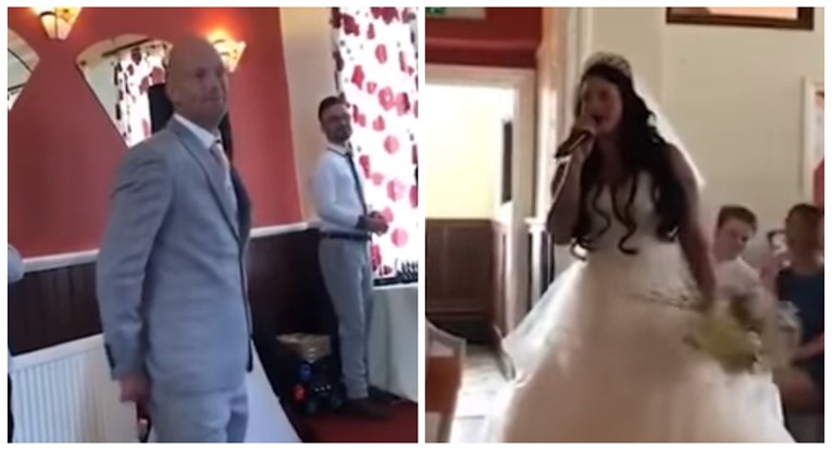 Kum stigao na vjenčanje pa se iznenadio kad se pojavila njegova djevojka u vjenčanici