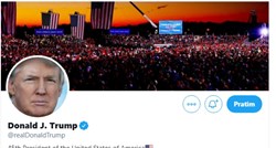 Twitter na 12 sati zabranio Trumpu nove objave