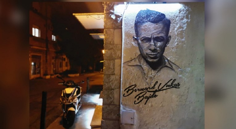 Netko je pošarao mural posvećen Bajdi Vukasu. Torcida je ekspresno reagirala
