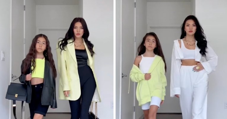 Mama i kći plijene pažnju atraktivnim izgledom i top stilom