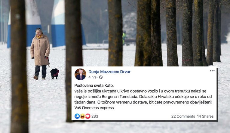 Dunja Mazzocco Drvar najavila snijeg, bit će ga i u nizinama, evo kada stiže