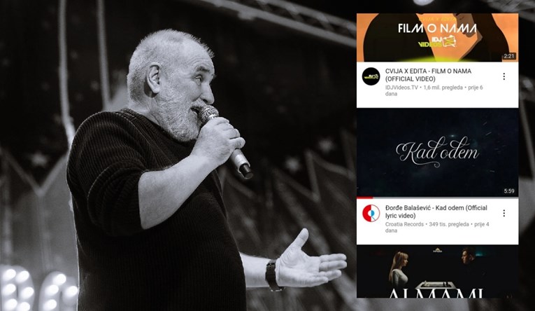 Ista Balaševićeva pjesma je u vrhu trendinga u Hrvatskoj, Srbiji i BiH