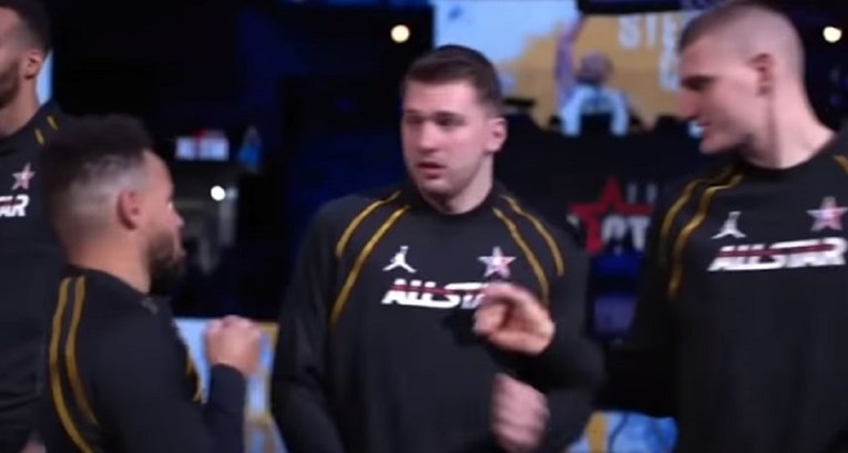 Curry je viknuo na Dončića, a on se smrznuo. Pogledajte viralnu scenu s All-Stara