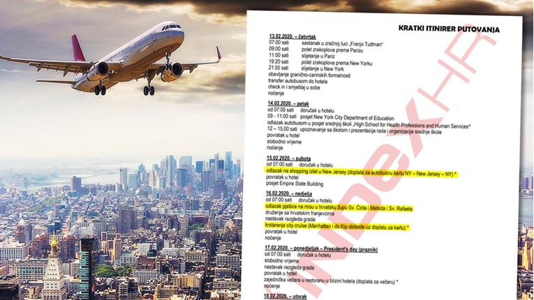 Doznajemo: Ravnateljima škola plaćamo put u New York. Idu na krstarenje i misu